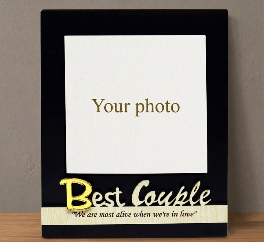 Couple frame standee